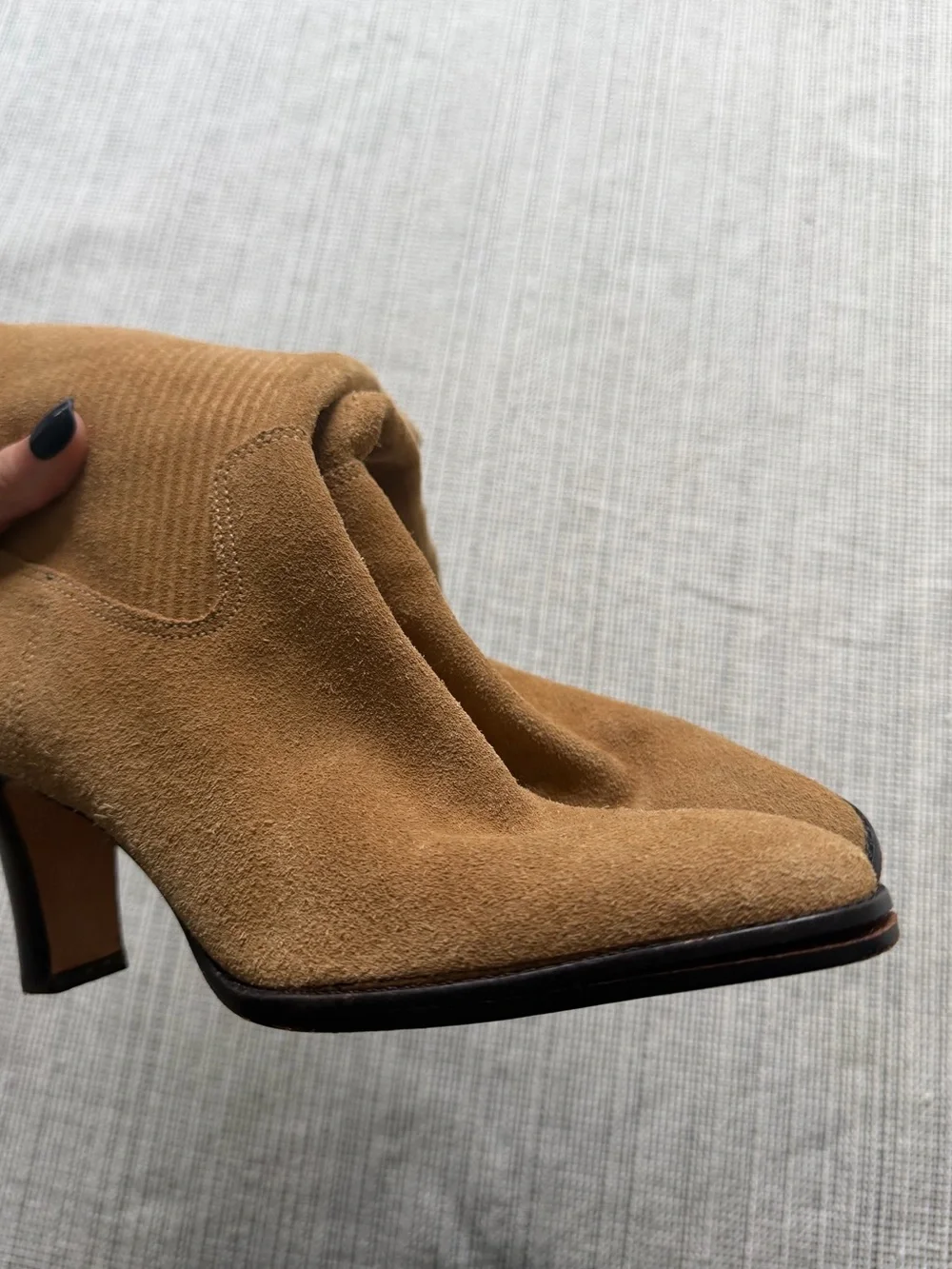 Lauren Ralph Lauren Davida Suede Corduroy Tall Boots Women’s Size 5.5